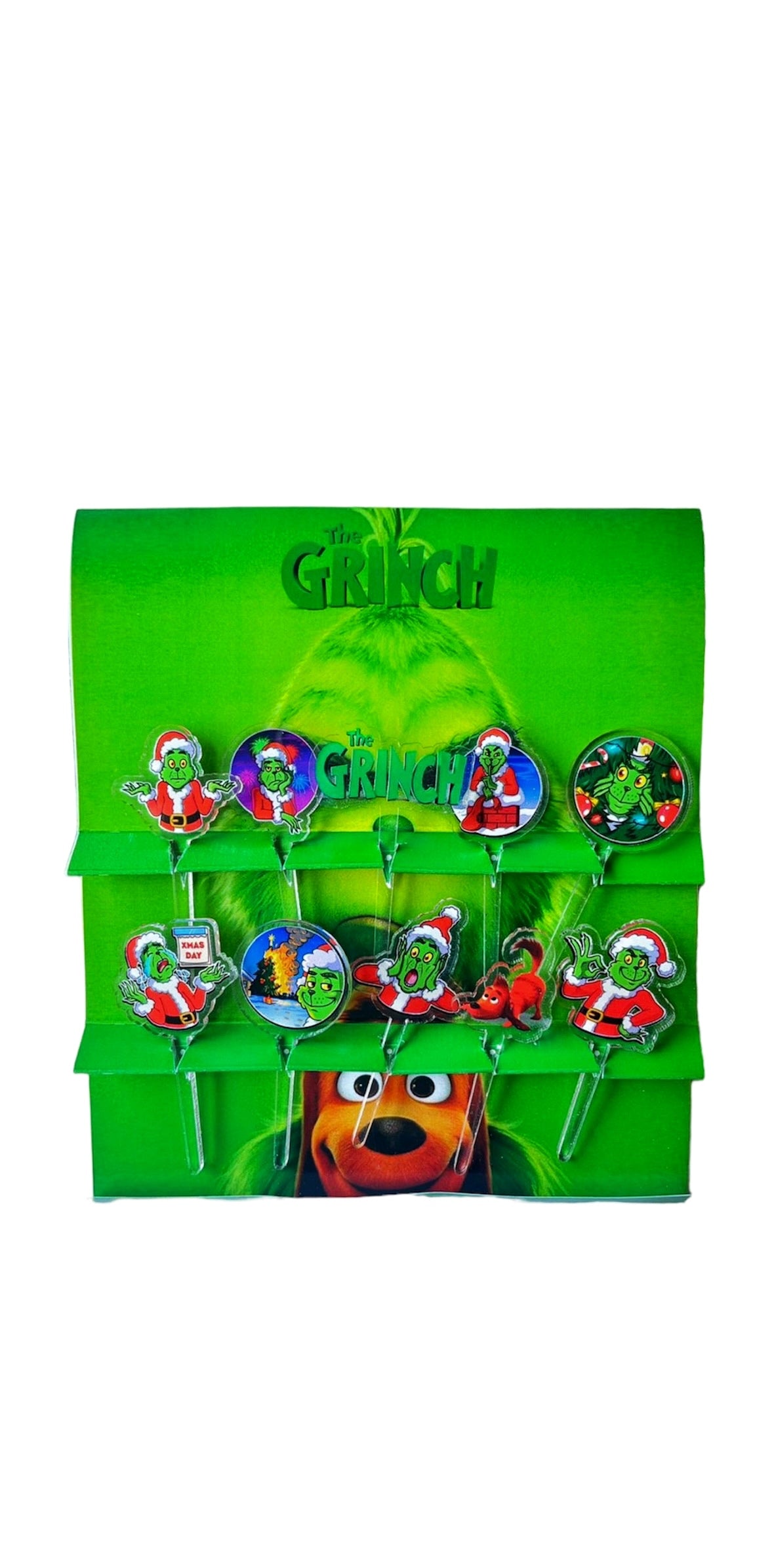 The Grinch Acrylic Food Picks