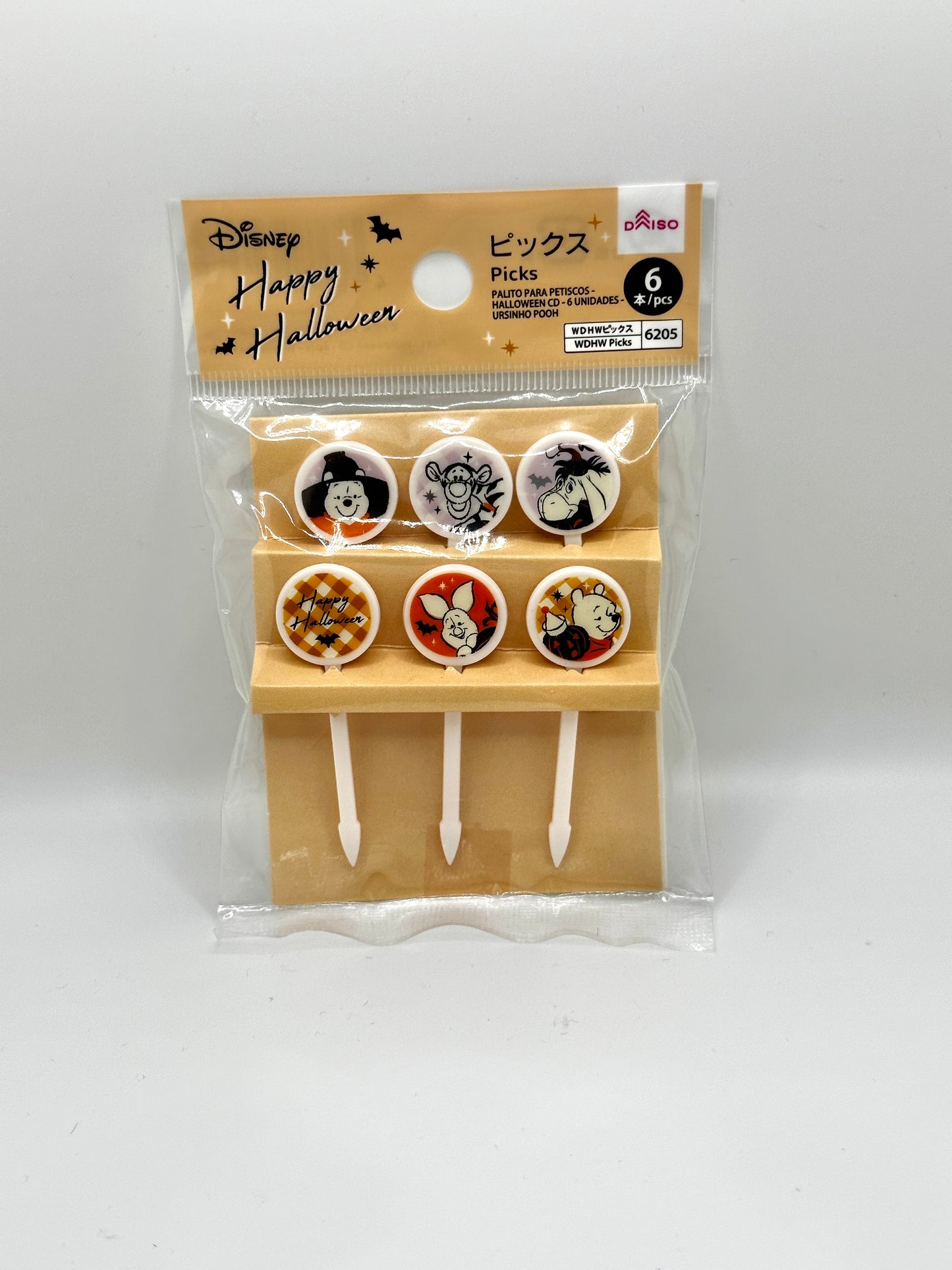 Halloween Winnie the Pooh Food Picks