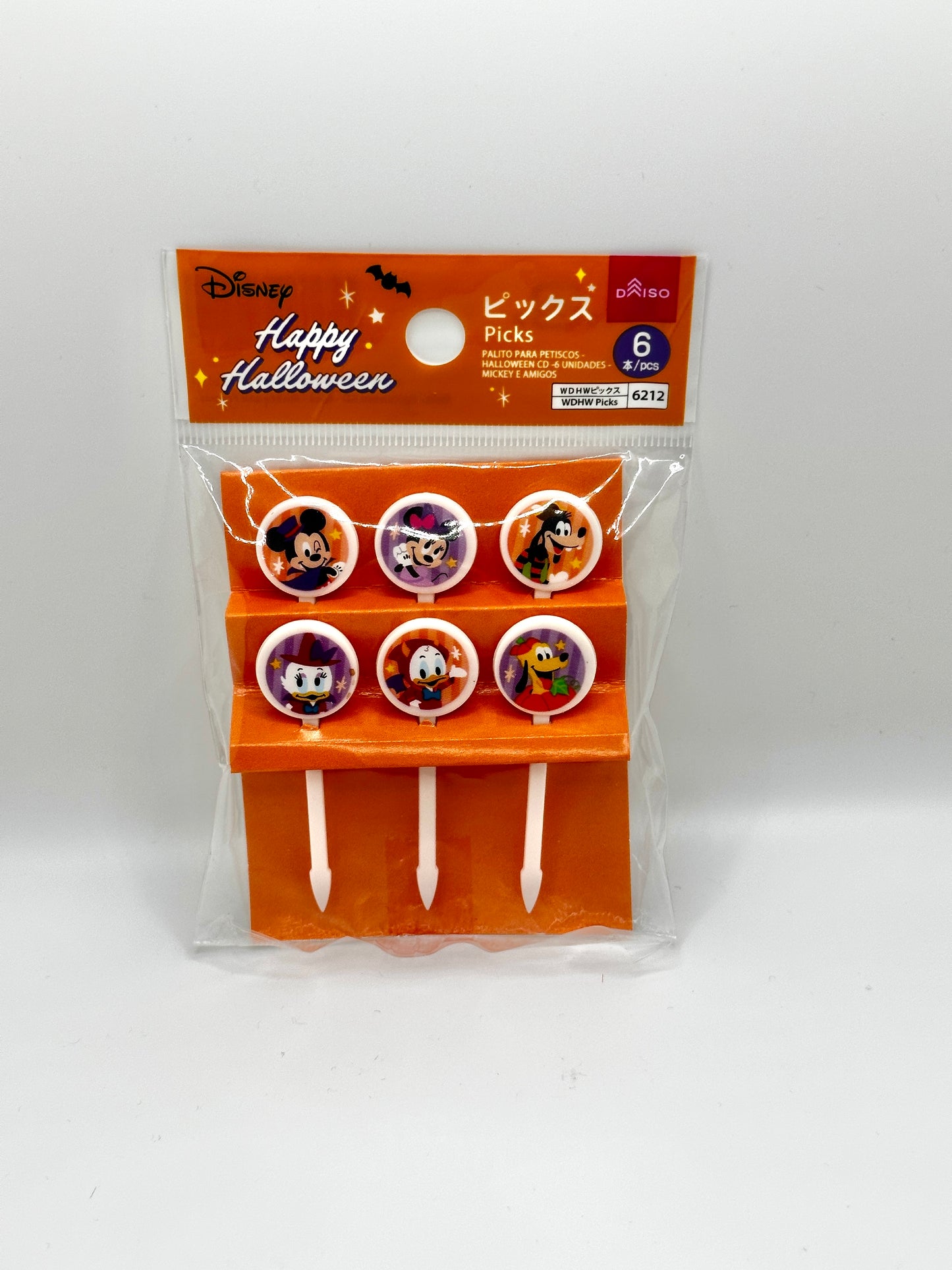 Halloween Mickey & Friends Food Picks