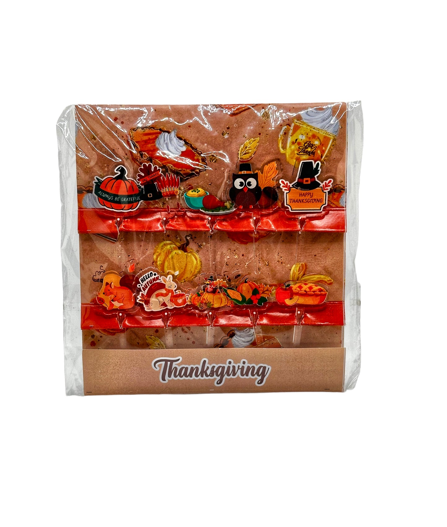 Thanksgiving Acrylic Food Picks