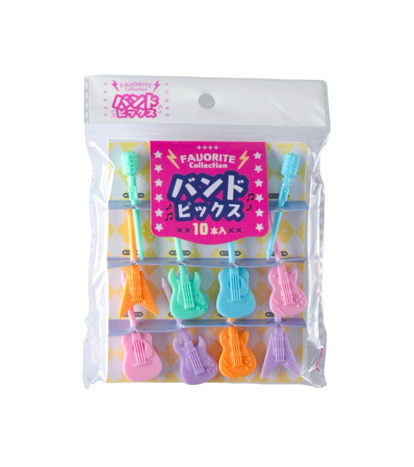 Guitar Microphone Food Picks