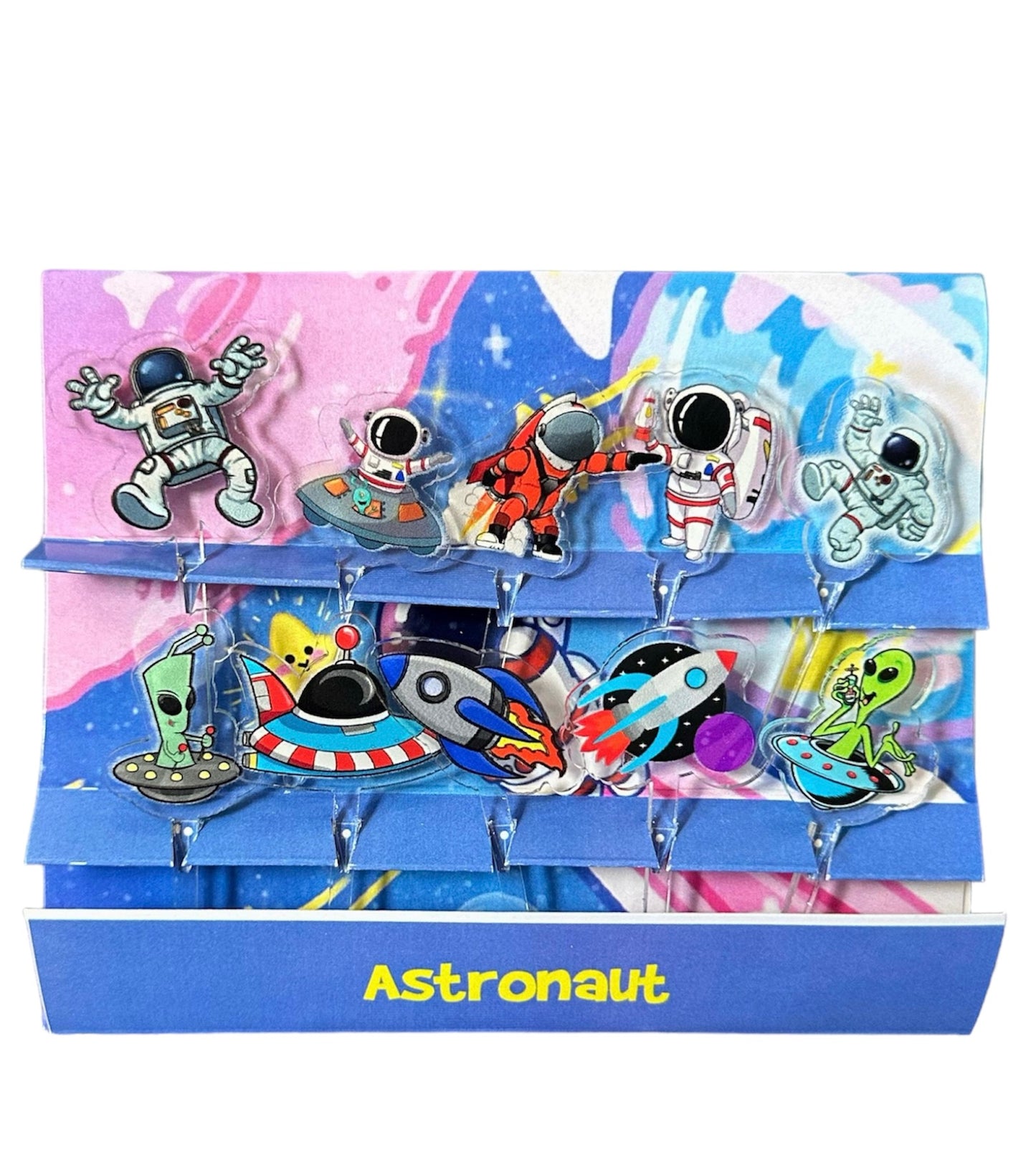 Astronaut Acrylic Food Picks