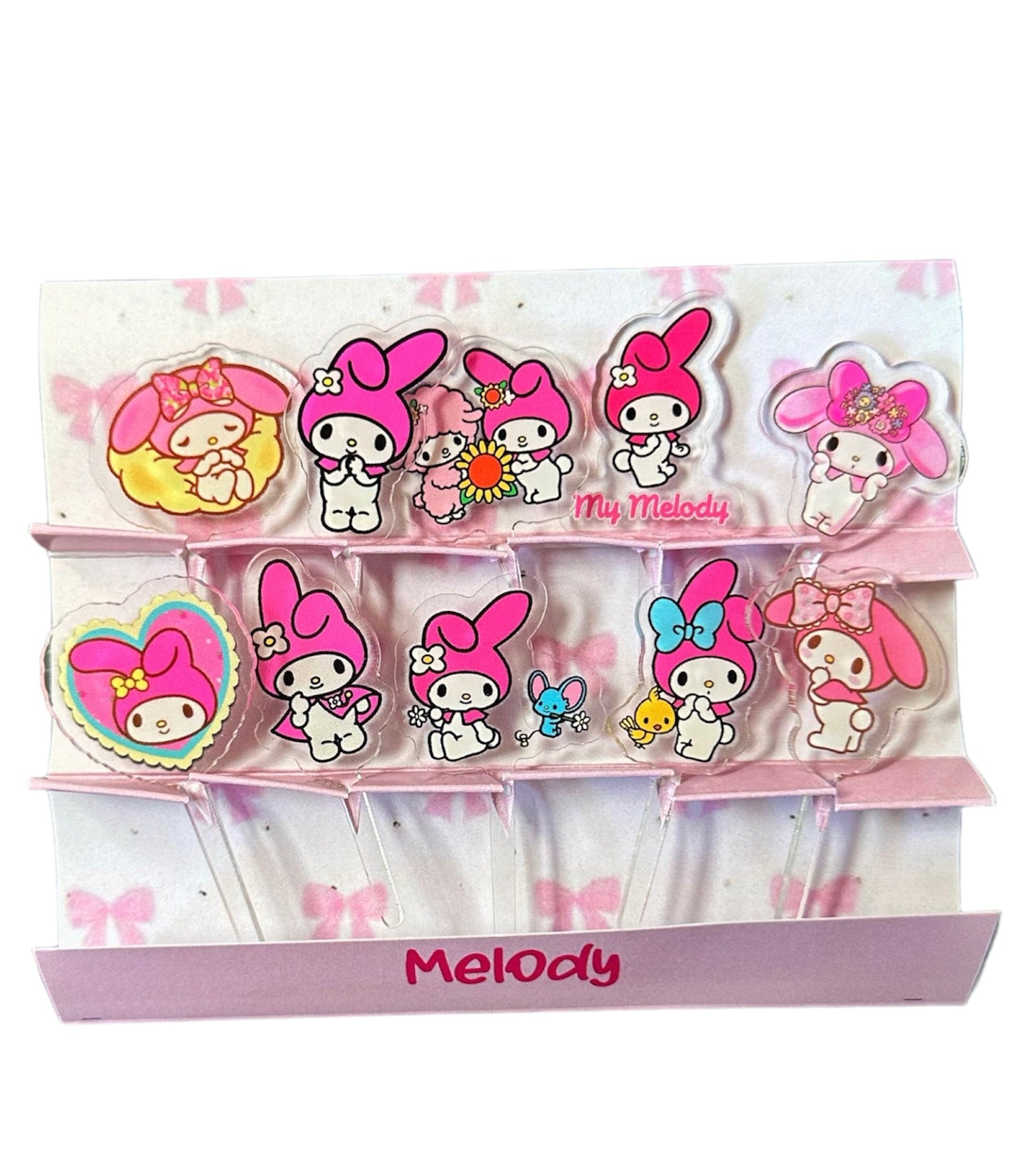 Melody Acrylic Food Picks
