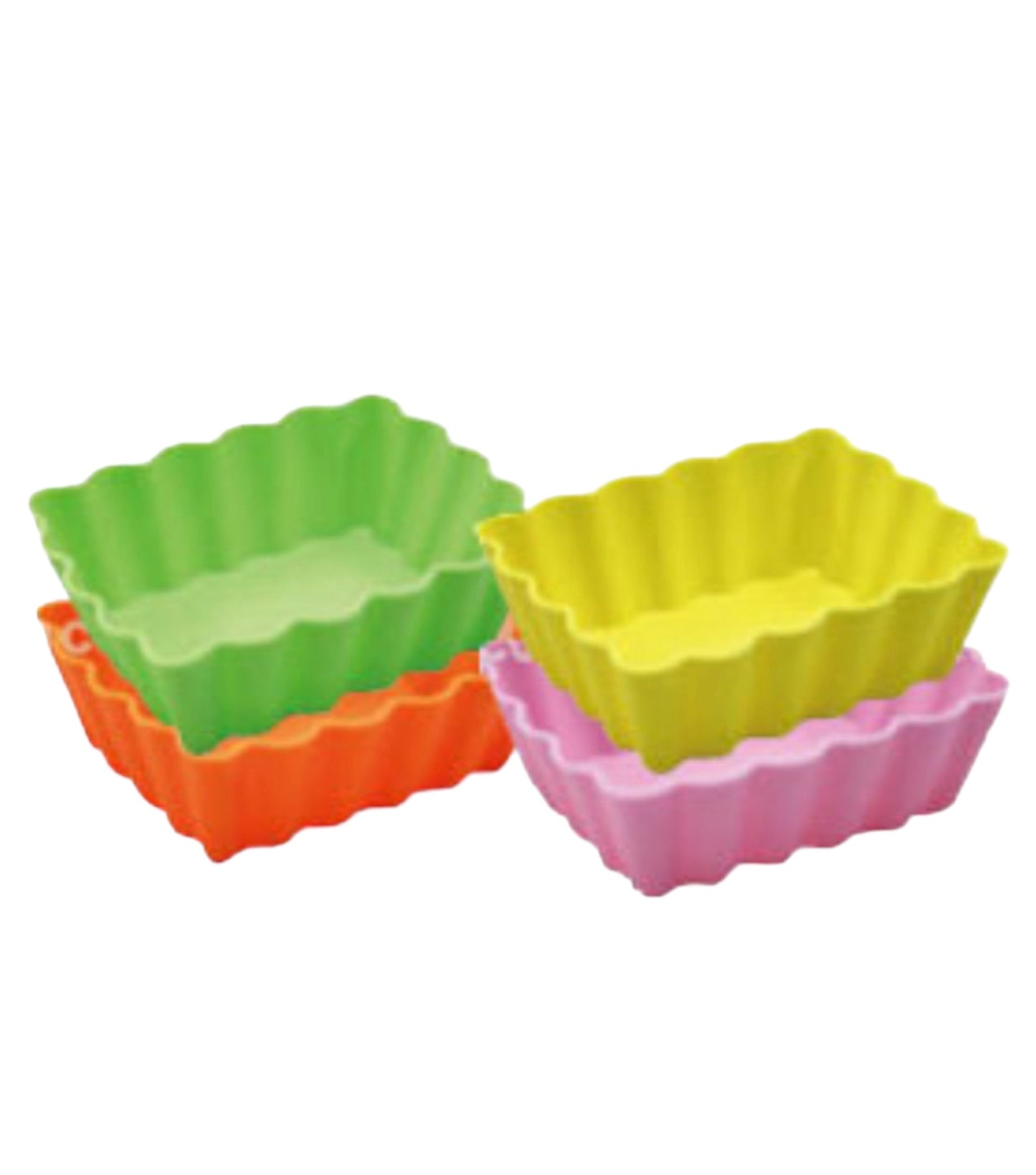 4pcs Cooking Depot Silicone Cool Lunch Square L