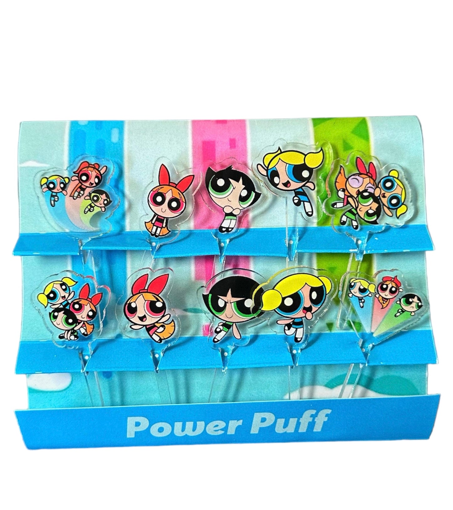 Powerpuff Girls Acrylic Food Picks