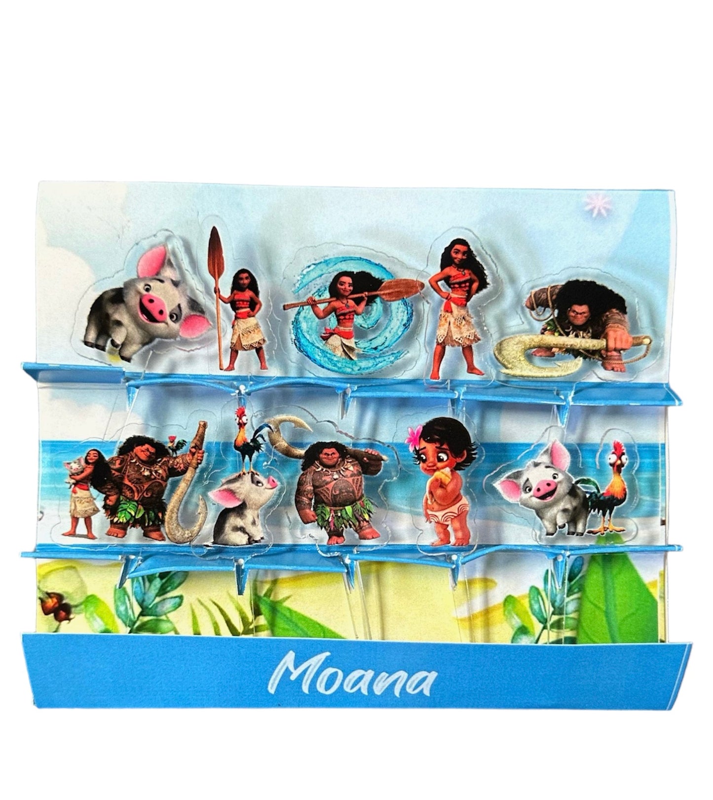 Moana Acrylic Food Picks