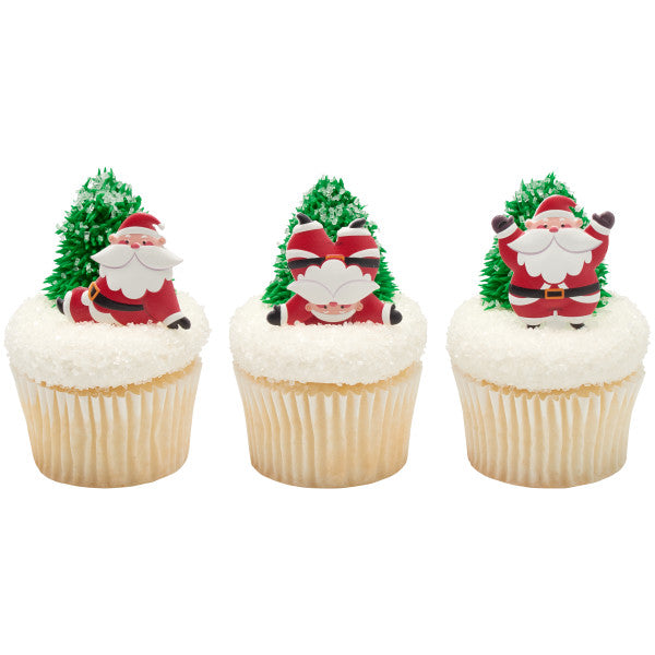 Tumbling Santa Food Picks (3pcs)