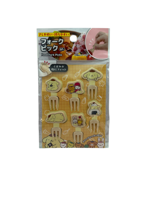 Sanrio Characters Food Fork Picks