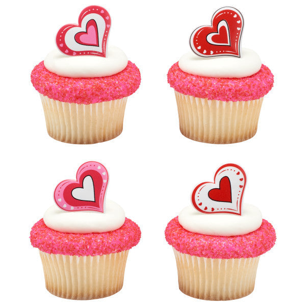 Decopac Love is in the Air Cupcake Rings (4pcs)