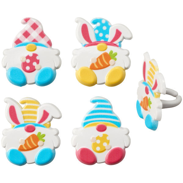 Decopac Easter Gnome Cupcake Rings (4pcs)