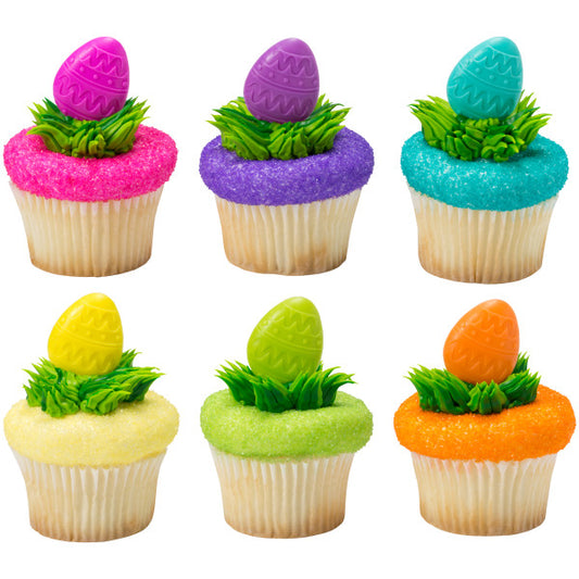 Decopac Decorated Easter Egg Food Picks (6pcs)