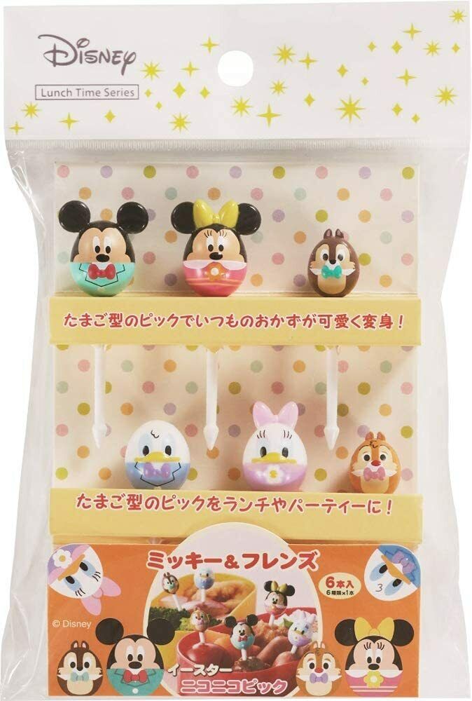 Mickey & Friends Easter Niconico Food Picks