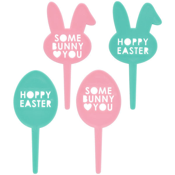 Decopac Some Bunny Loves You Food Picks (4pcs)