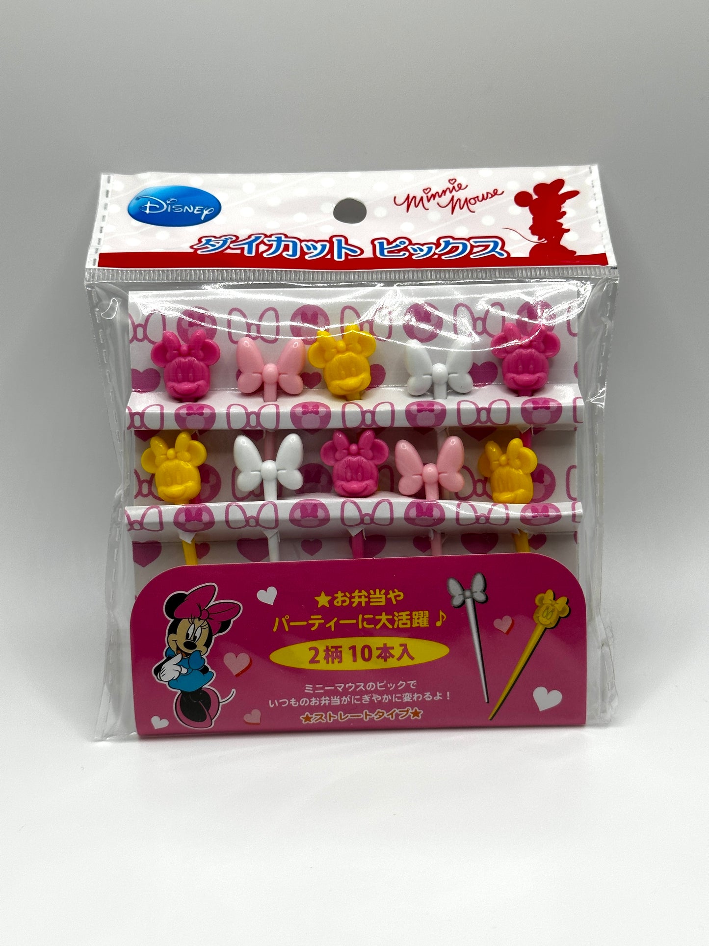 Minnie Mouse Die-Cut Food Picks