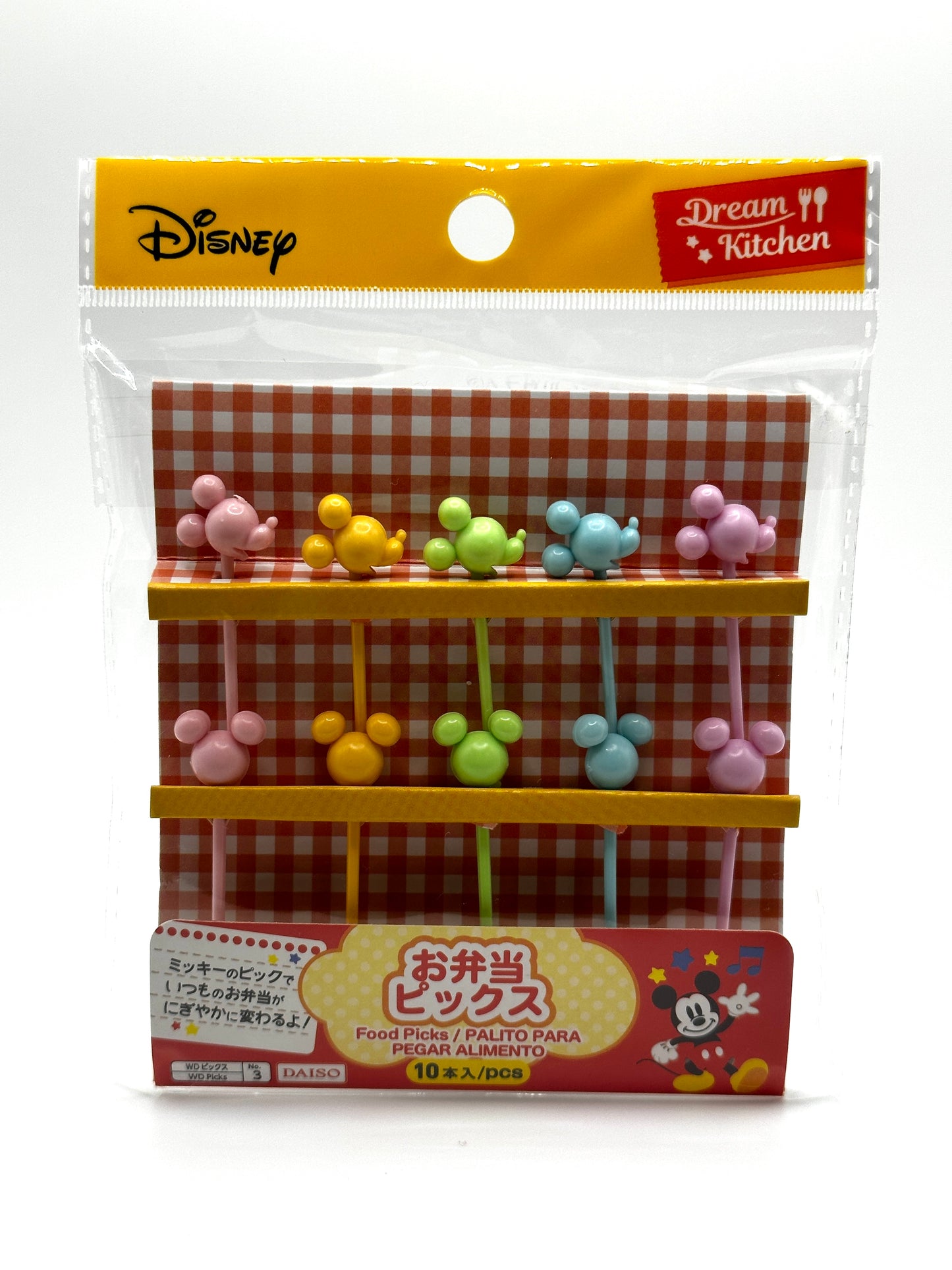 Mickey Mouse Food Picks