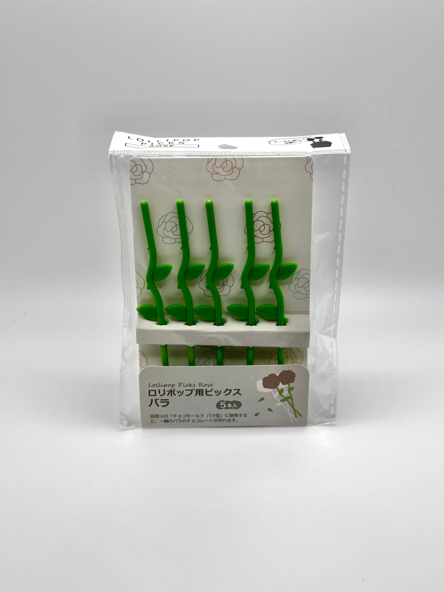 Rose Lollipop Food Picks