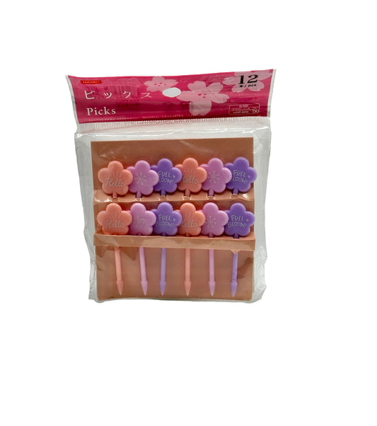 Sakura Bloom Food Picks