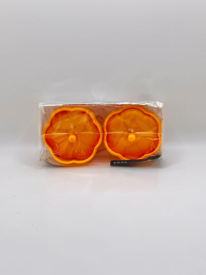 Halloween Pumpkin Cups with Lid (2pcs)
