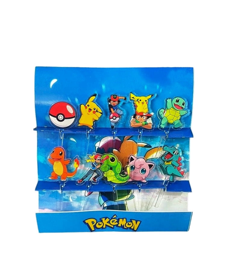 Pokemon Acrylic Food Picks