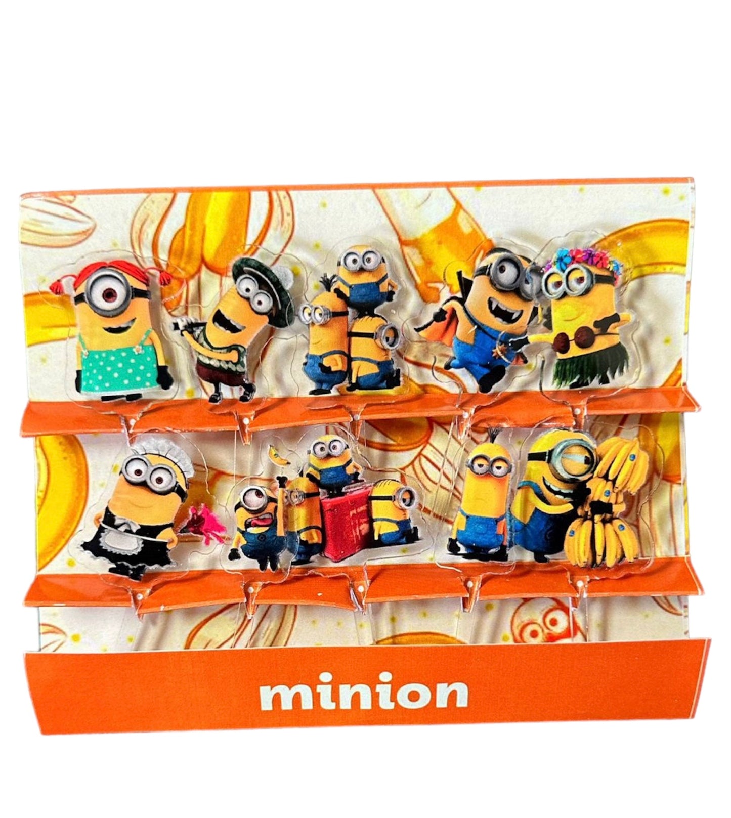 Minions Acrylic Food Picks