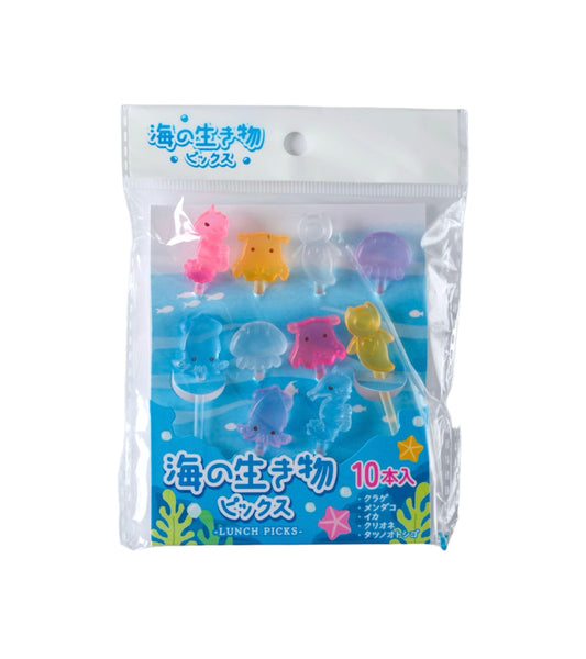 Sea Creatures Food Picks