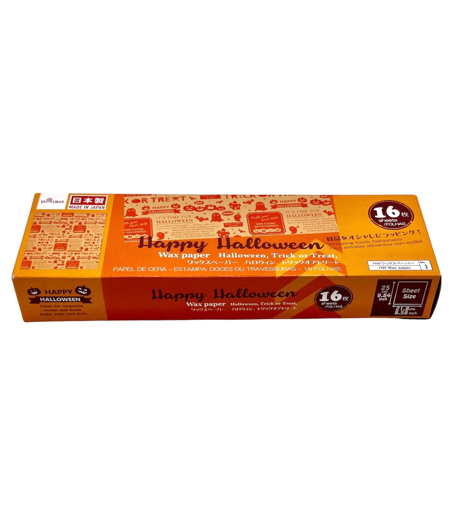 Happy Halloween Wax Paper