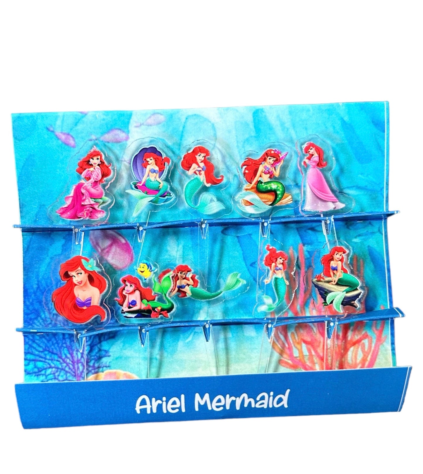 Ariel Mermaid Acrylic Food Picks