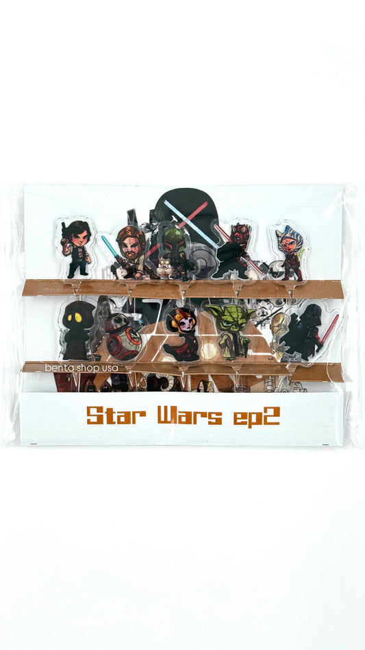 Star Wars 2 Acrylic Food Picks