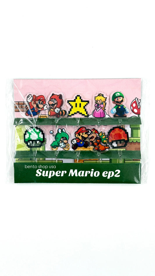 Super Mario 2 Acrylic Food Picks