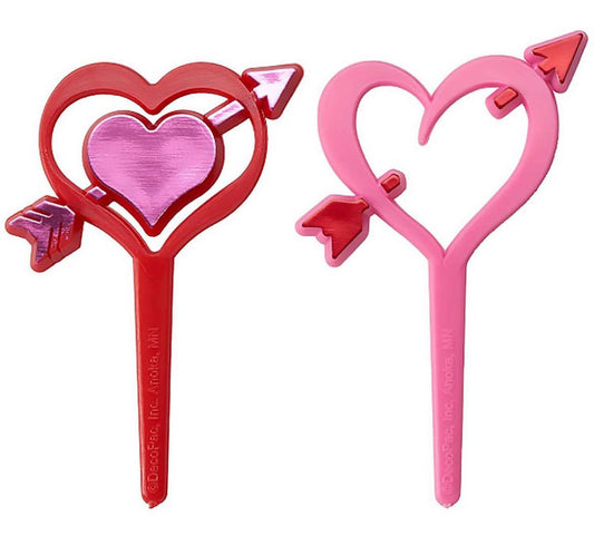 Assorted Heart Picks (4pcs)