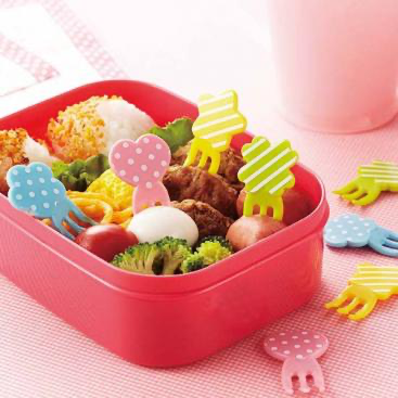 Torune Dot & Border Food Forks